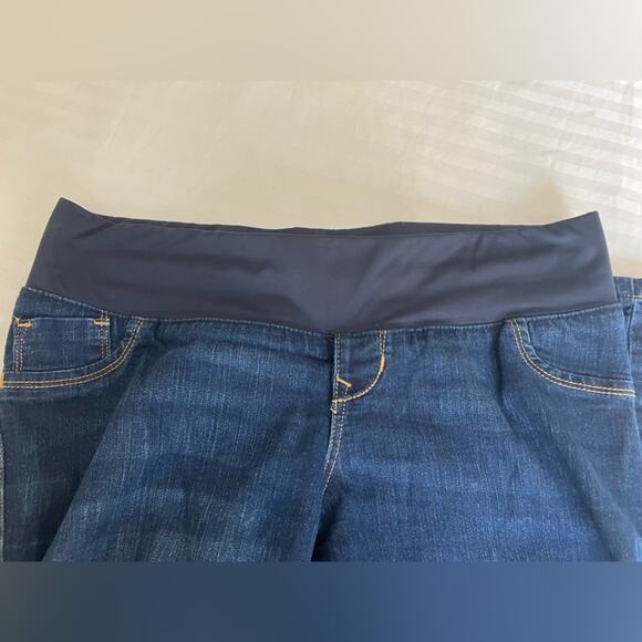 Old Navy Bootcut Low panel maternity jeans Womens 6 Dark Wash Spring Denim - Picture 4 of 5